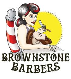 Brownstone barbers logo